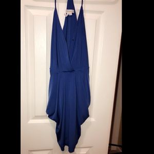 Fancy blue dress with pockets. Size Small